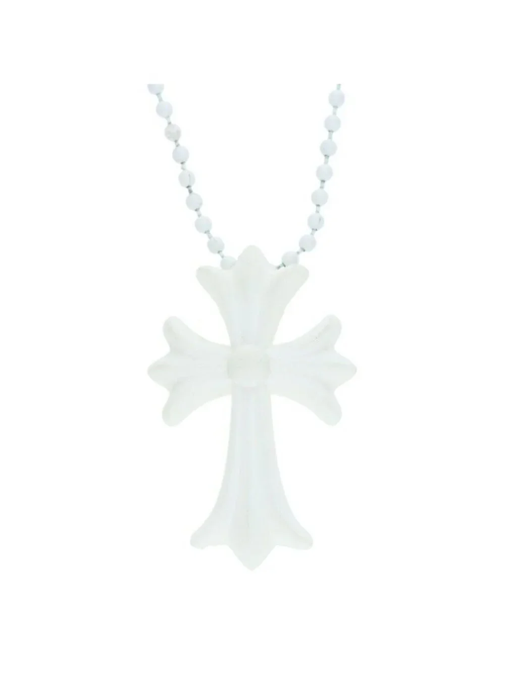 Chrome Hearts Rubber CH Small CH Cross Silicone Necklace